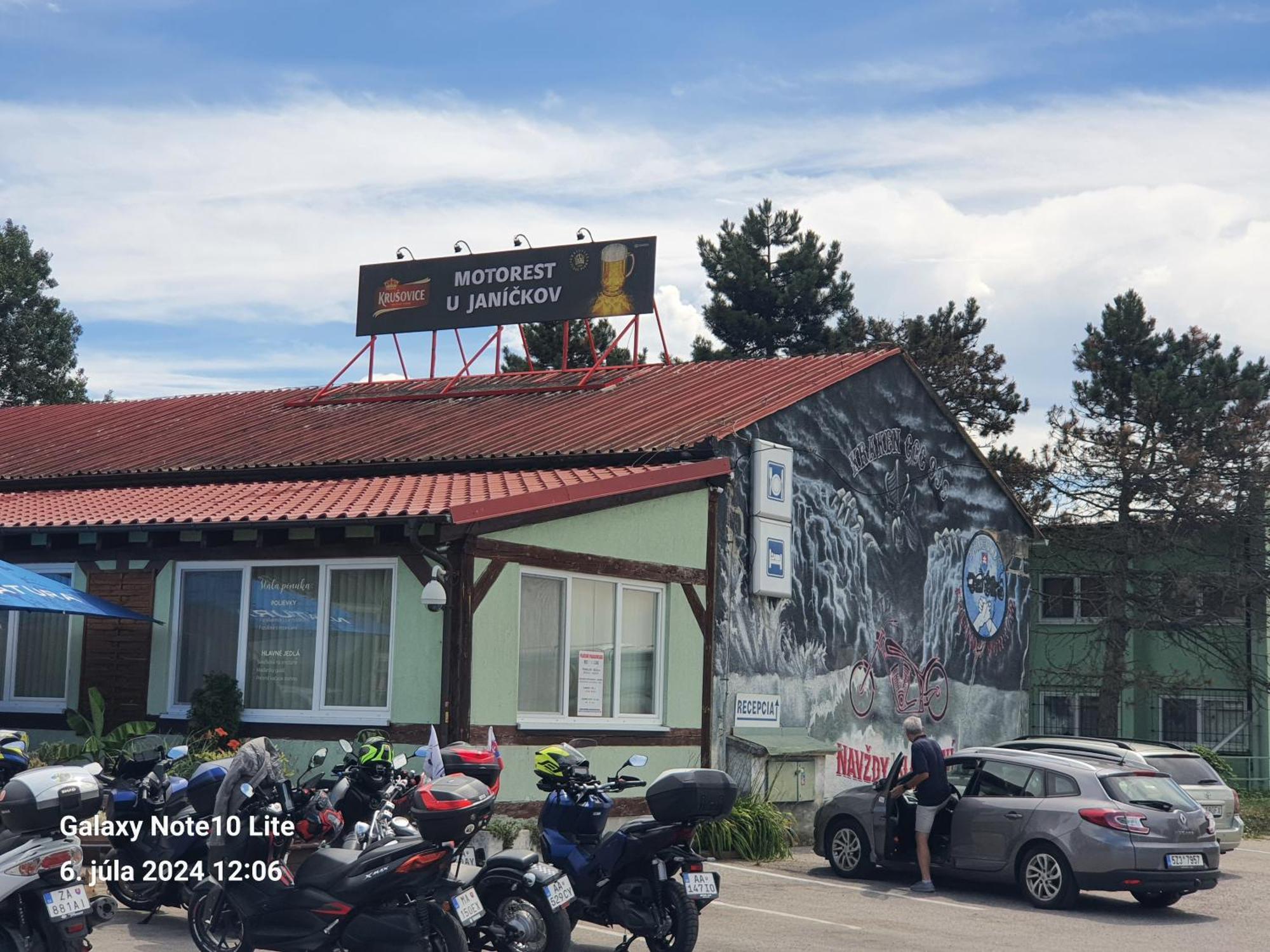 Motorest U Janickov Kuty Dış mekan fotoğraf